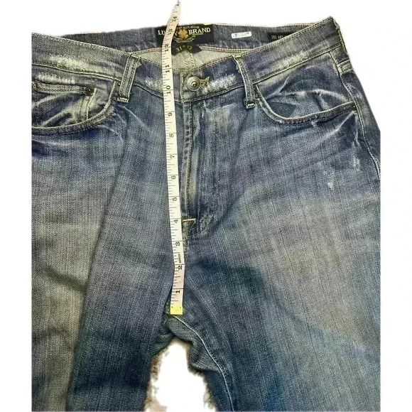 Lucky Brand Mens Medium Wash Relaxed Straight Jeans, Sz31x32 - Picture 6 of 8